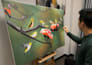 hand paint a custom landscape oil painting on canvas